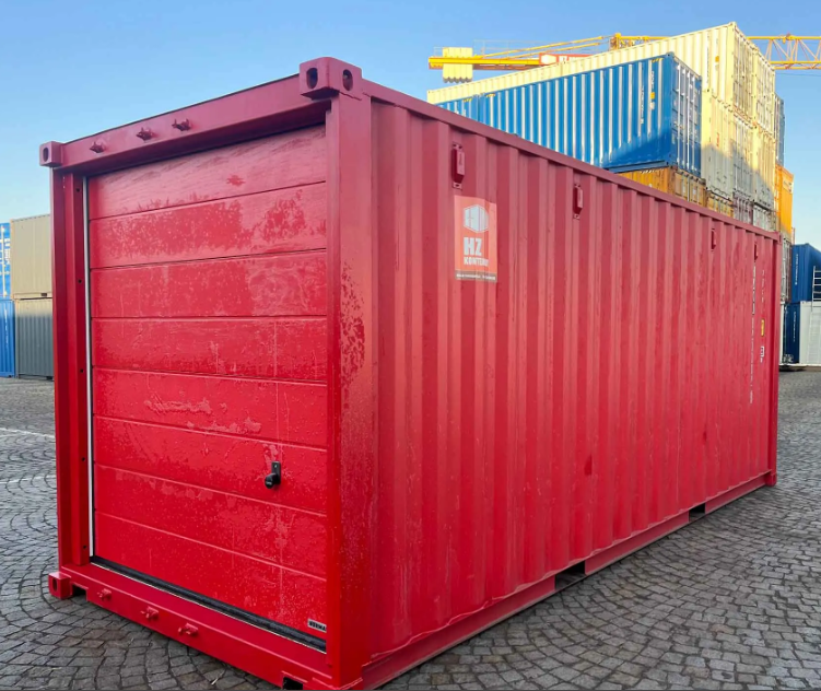 30 ft open top container